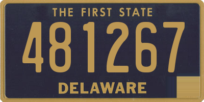 DE license plate 481267