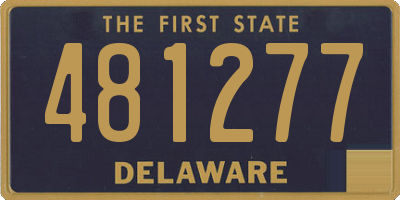 DE license plate 481277