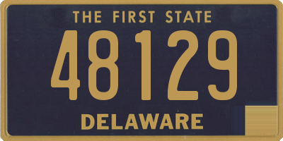 DE license plate 48129