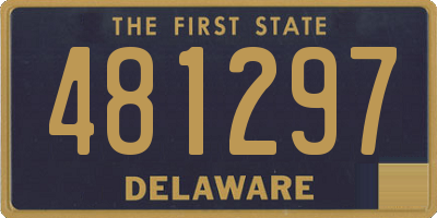 DE license plate 481297