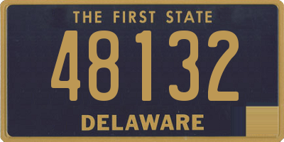 DE license plate 48132