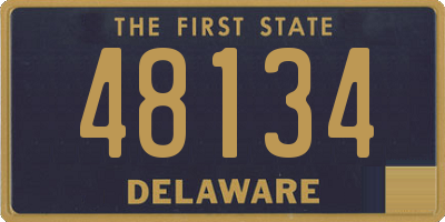 DE license plate 48134
