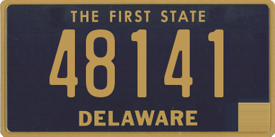 DE license plate 48141