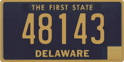 DE license plate 48143