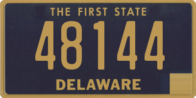 DE license plate 48144