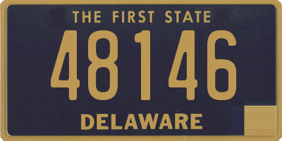 DE license plate 48146
