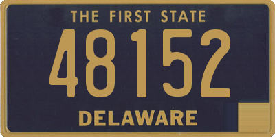 DE license plate 48152