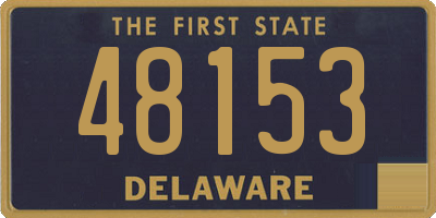 DE license plate 48153
