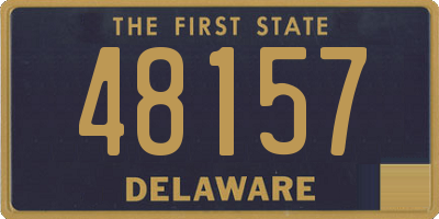 DE license plate 48157