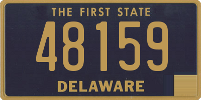 DE license plate 48159