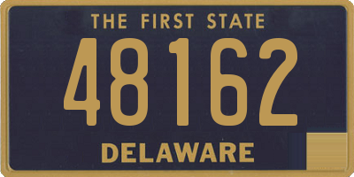 DE license plate 48162