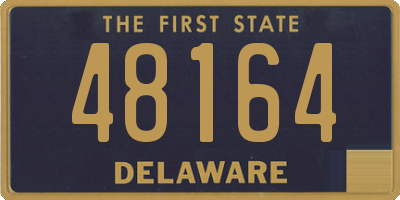 DE license plate 48164
