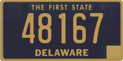 DE license plate 48167