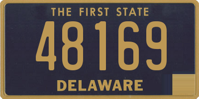 DE license plate 48169