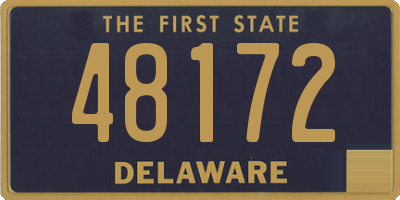 DE license plate 48172