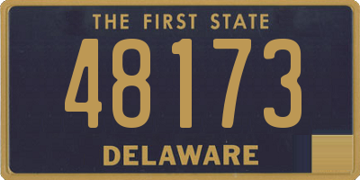 DE license plate 48173
