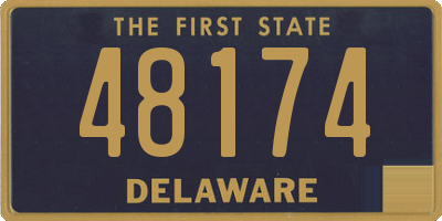 DE license plate 48174