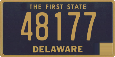 DE license plate 48177