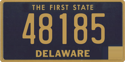 DE license plate 48185