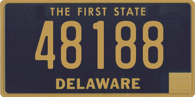 DE license plate 48188