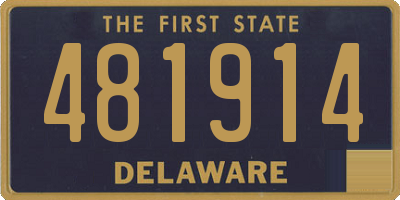 DE license plate 481914