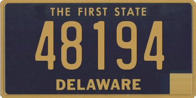 DE license plate 48194