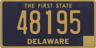 DE license plate 48195