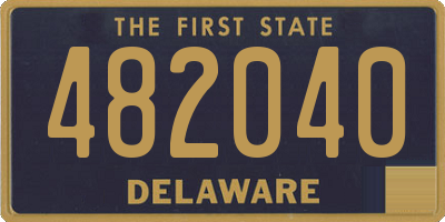 DE license plate 482040