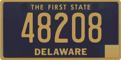 DE license plate 48208