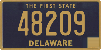 DE license plate 48209