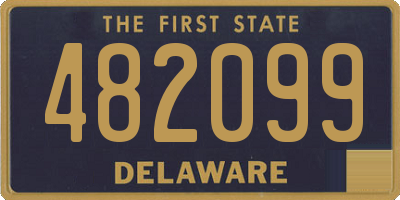 DE license plate 482099