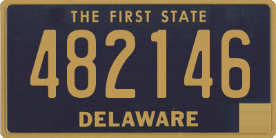 DE license plate 482146