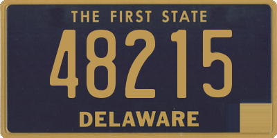 DE license plate 48215