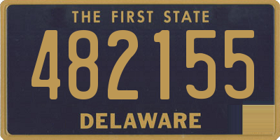 DE license plate 482155