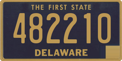 DE license plate 482210