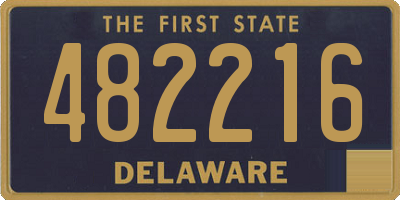 DE license plate 482216