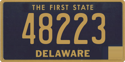 DE license plate 48223