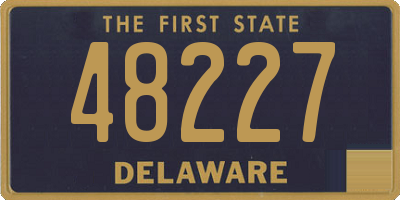 DE license plate 48227