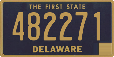 DE license plate 482271