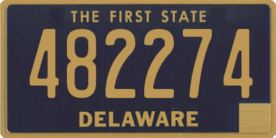 DE license plate 482274