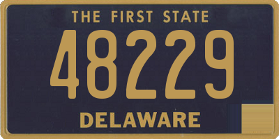 DE license plate 48229