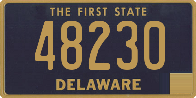 DE license plate 48230