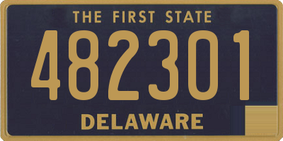 DE license plate 482301