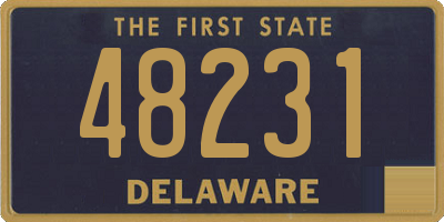 DE license plate 48231