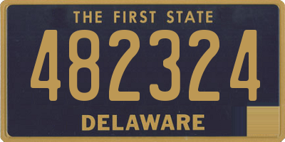 DE license plate 482324