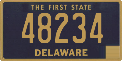 DE license plate 48234