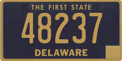 DE license plate 48237