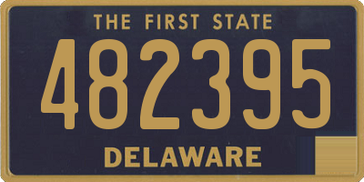 DE license plate 482395