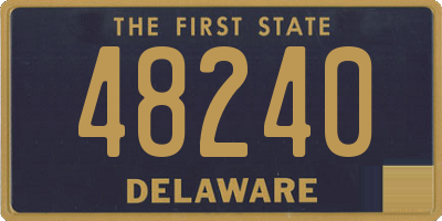 DE license plate 48240