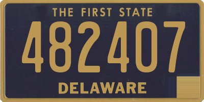 DE license plate 482407